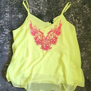 Torrid swing double layer cami